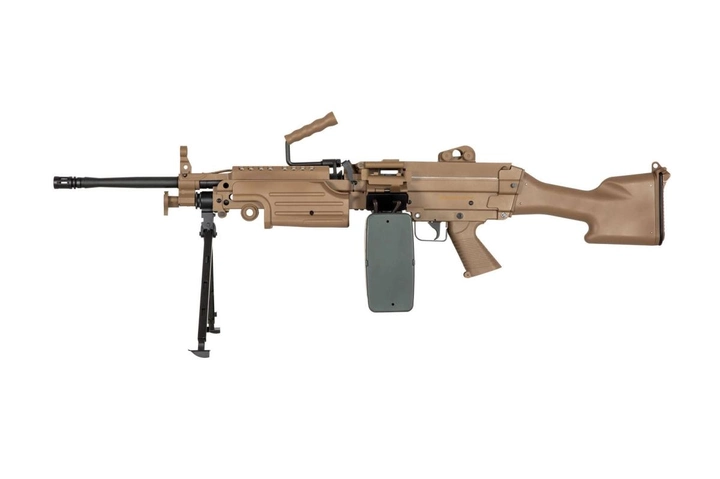 Страйкбольний кулемет Specna Arms SA-249 MK2 Core Tan - изображение 1