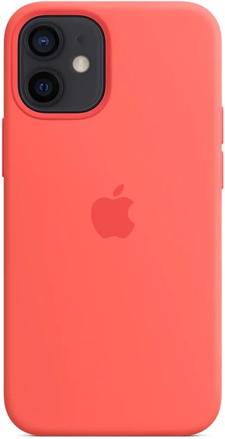 Панель Apple MagSafe Silicone Case для Apple iPhone 12 mini Pink Citrus (MHKP3) - зображення 5