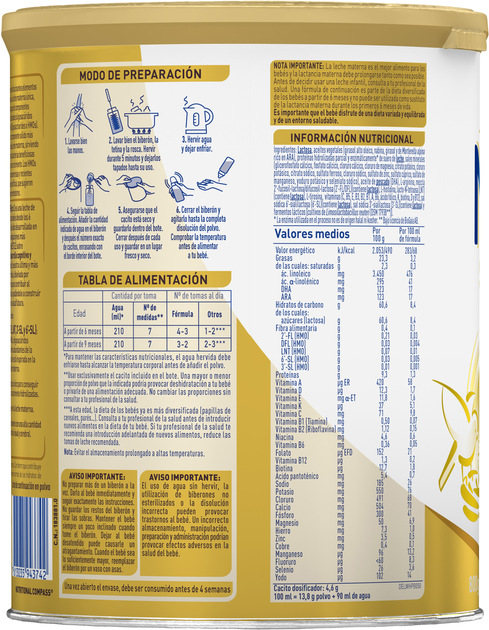 Суміш Nestle NAN Supreme Pro 2 з олігосахаридами з 6 місяців 800 г (7613035943742) - зображення 10