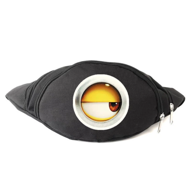 Сумка Бананка на пояс Міньйон (Minions-003) Cappuccino Toys чорна - Фото 1 Сумка Бананка на пояс Міньйон (Minions-003) Cappuccino Toys чорна - зображення 1