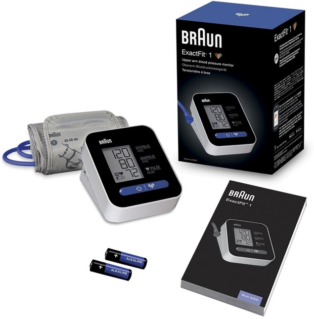 Тонометр Braun BPM ExactFit 1 BUA5000EUV1 BUA5000EU/MY20 - зображення 5