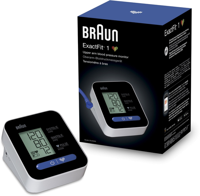 Тонометр Braun BPM ExactFit 1 BUA5000EUV1 BUA5000EU/MY20 - зображення 6