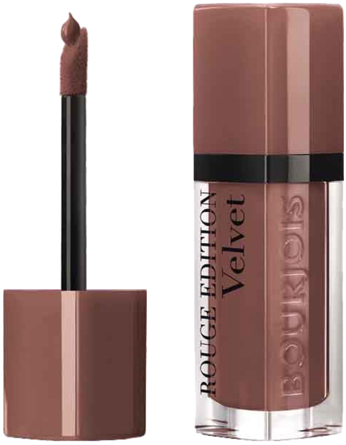 Bourjois Rouge Edition Velvet szminka w płynie #29 Nude York 7,7 ml (3614224843915) - obraz 1