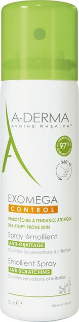 Спрей-емолент A-Derma Exomega Control 50 мл (3282770149784) - зображення 1