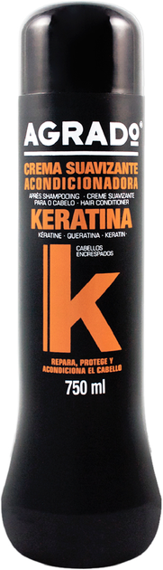 Odżywka do włosów Agrado Keratina do włosów kręconych 750 ml (8433295044138) - obraz 1