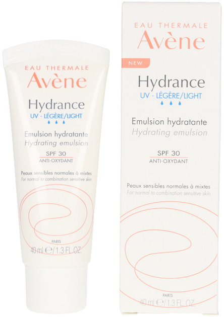 Emulsja do twarzy Avene Hydrance Optimal UV Light SPF30 40 ml (3282770208788) - obraz 1