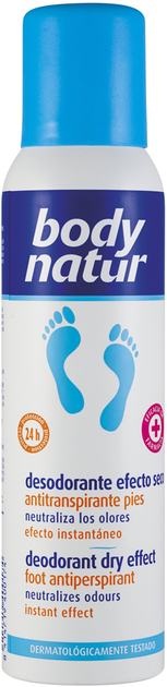 Dezodorant-antyperspirant do stóp Body Natur Anti-perspirant Deodorant efekt suchych stóp 150 ml (8414719400174) - obraz 1
