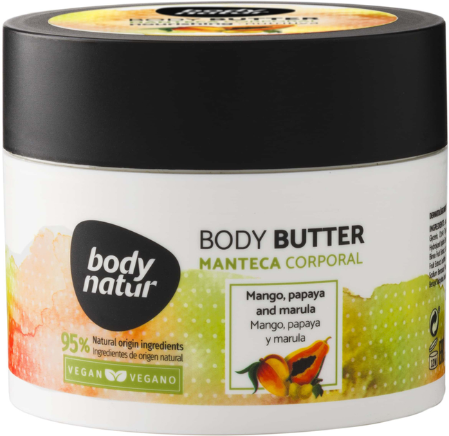 Masło do ciała Body Natur Body buster Mango Papaja and Marula 200 ml (8414719408071) - obraz 1