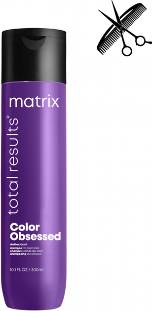 Matrix Total Results Color Obsessed profesjonalny szampon do włosów farbowanych 300 ml (3474630740853) - obraz 1
