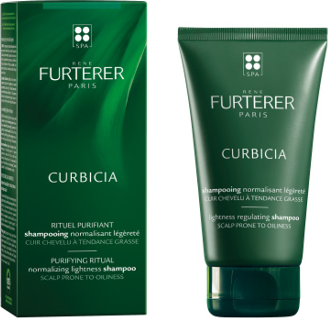 Lekki szampon Rene Furterer Curbicia do cery tłustej 150 ml (3282770149388) - obraz 1