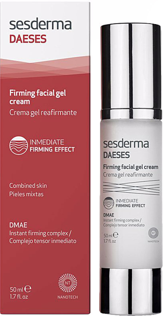 Підтягуючий крем-гель для комбінованої шкіри Sesderma Daeses Facial Inmediate Firming Gel Cream 50 мл (8429979439482) - зображення 1