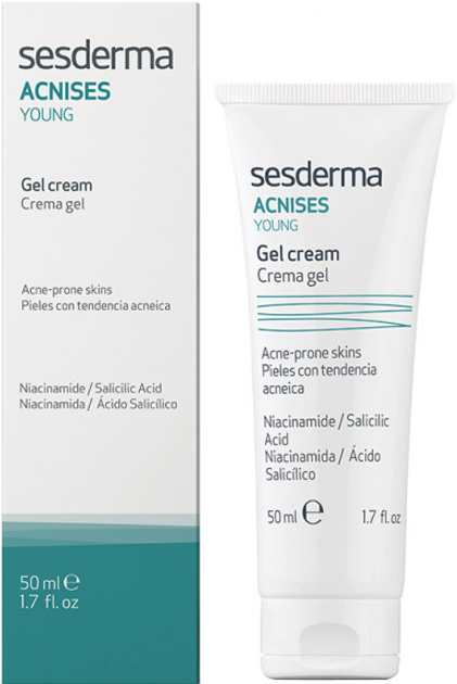 Sesderma Acnises Young krem-żel regulujący wydzielanie sebum do cery trądzikowej 50 ml (8470001512154) - obraz 1