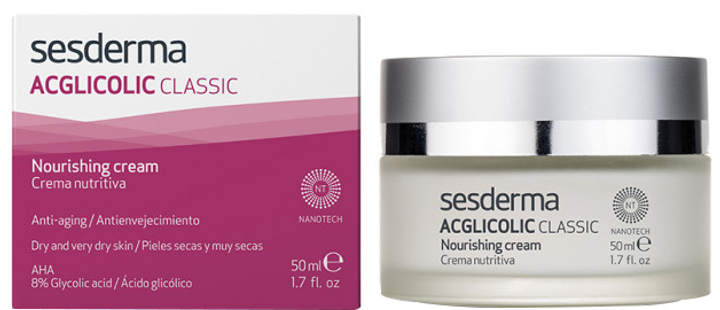 Nocny krem odżywczy Sesderma Acglycolic Classic Nourishing Cream 50 ml (8470002513068) - obraz 1