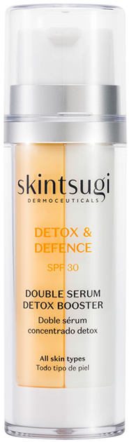 Podwójny detoksykacyjny koncentrowany serum Skintsugi Detox & Defence Double Serum Detox Booster SPF30 15 ml+15 ml (8414719600109) - obraz 1