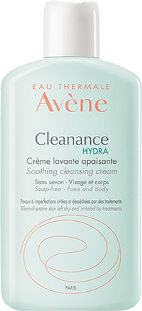 Крем для вмивання при лікуванні акне Avene Cleanance Hydra для проблемної шкіри 200 мл (3282770100921) - зображення 1