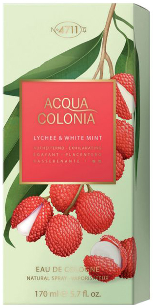 Одеколон для чоловіків 4711 Lychee&White Mint 170 мл (4011700747740) - зображення 3