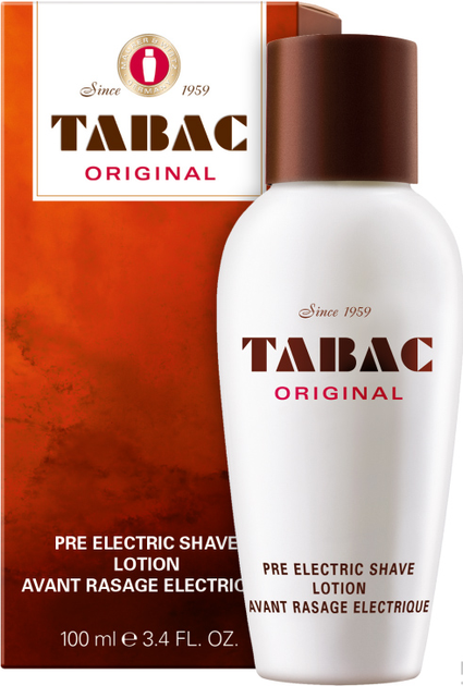 Lotion do golenia na sucho Tabac Original Pre Electric Shave Lotion 100 ml (4011700429202) - obraz 1