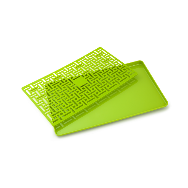 Сушарка для посуду MVM 388x245x20мм пластикова зелена DR-04 GREEN - Фото 3 Сушарка для посуду MVM 388x245x20мм пластикова зелена DR-04 GREEN - зображення 3