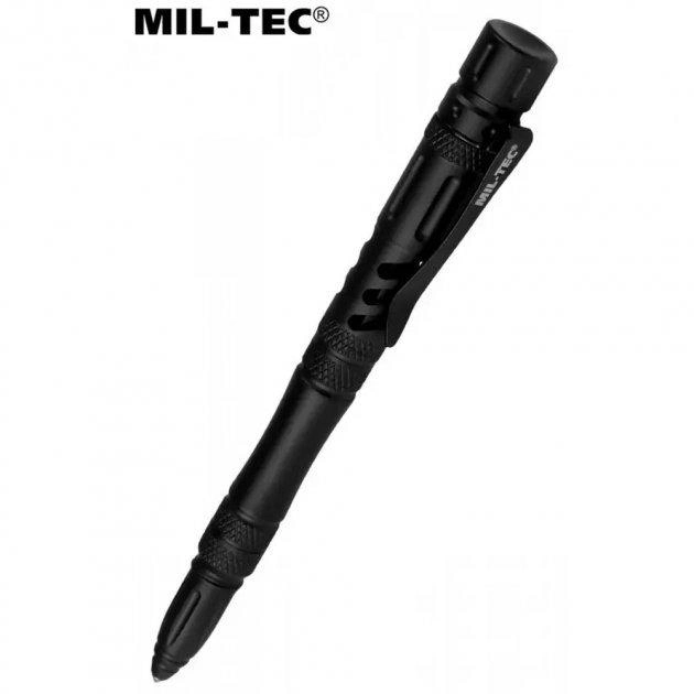Ручка тактична мультитул Black Cobra чорна Mil Tec Німеччина - зображення 1