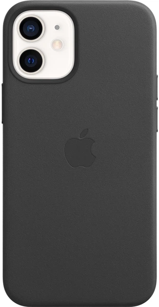 Панель Apple MagSafe Leather Case для Apple iPhone 12 mini Black (MHKA3) - зображення 4