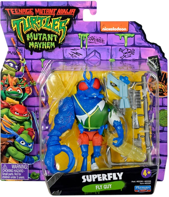 Игровая фигурка TMNT Черепашки-Ниндзя Movie III Суперфлай 11 см (83287) (6900007339810) - Фото 5 Игровая фигурка TMNT Черепашки-Ниндзя Movie III Суперфлай 11 см (83287) (6900007339810) - изображение 5