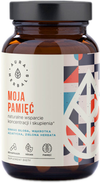 Suplement diety Aura Herbals Moja Pamięć 60 kapsułek (5902479613314) - obraz 1