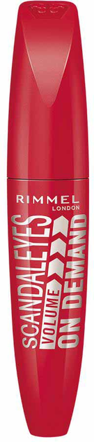 Tusz do rzęs Rimmel Scandaleyes Volume on Demand No. 001 Black 12 ml (3614228686754) - obraz 1