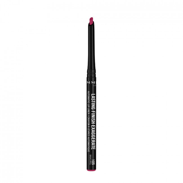 Олівець для губ Rimmel Lasting Finish Exaggerate 105 Mauve Spell (3616303004477) - зображення 3
