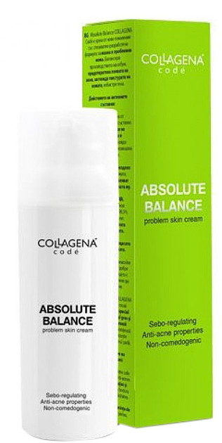 Krem do twarzy Collagena Code Absolute Balance Problematic Skin Care 50 ml (3800035000962) - obraz 1
