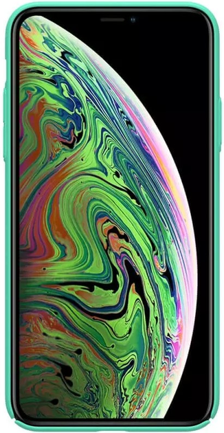Etui Nillkin Super Frosted Shield Apple iPhone 11 Pro Max (Z wycieciem na logo) Miętowo-zielone (NN-SFS-IP11PM2/GN) - obraz 2