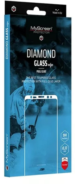 Захисне скло MyScreen Diamond Glass Lite FullGlue для Apple iPhone 7/Apple iPhone 8/Apple iPhone SE (2020) Black (PROGLADLFGAPIP7) - зображення 1