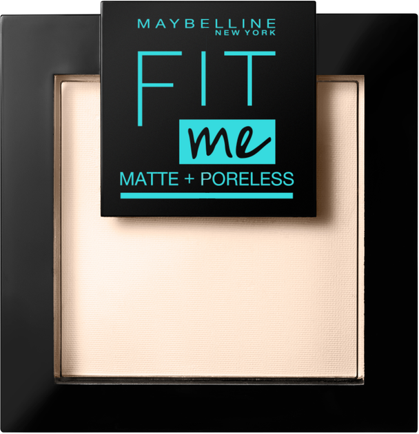 Puder Maybelline New York Fit me Matte+Poreless PWD 105 Natural beż 9 g (3600531384159) - obraz 1