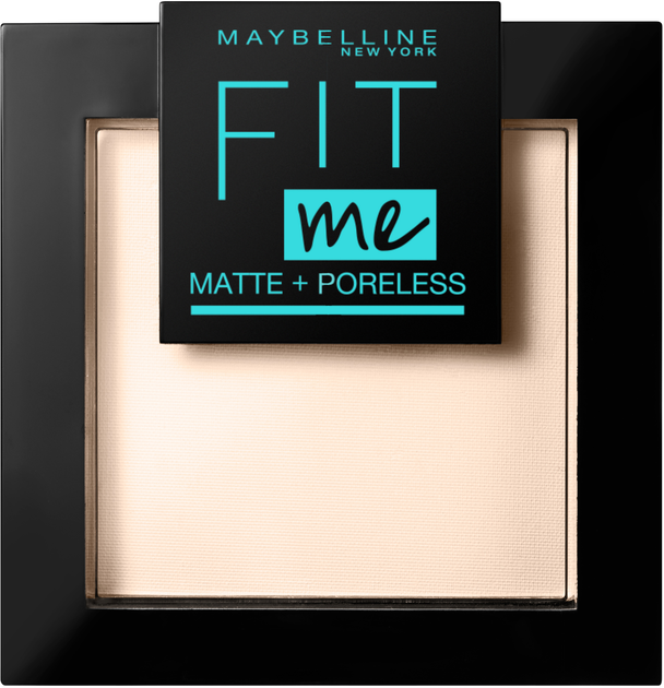 Puder matujący Maybelline New York Fit me Matte+Poreless 105 Natural beż 9 g (3600531384159) - obraz 1