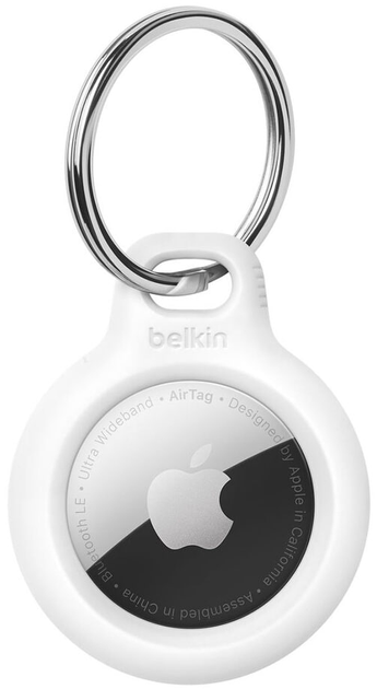 Чохол-брелок Belkin Secure Holder для Apple AirTag White (F8W973btWHT) - зображення 1