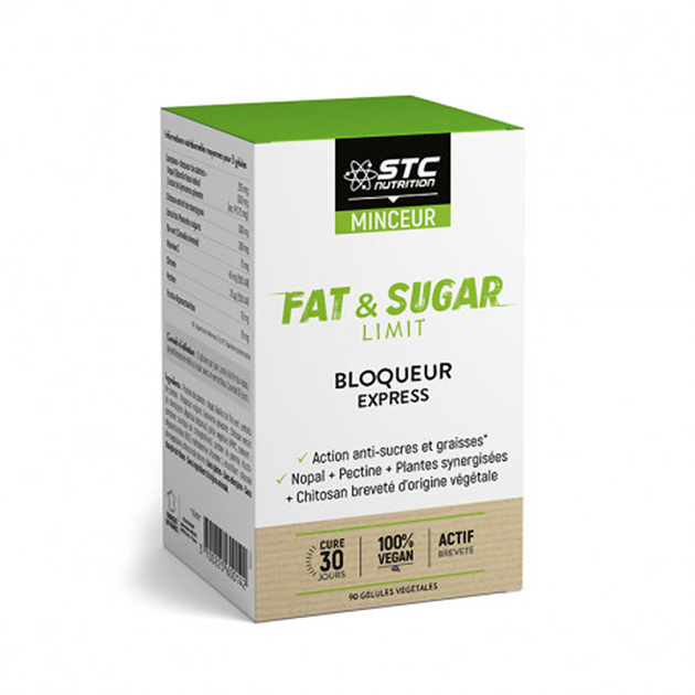Комплекс STC Фет Шуга Ліміт / FAT SUGAR LIMIT - Поглинає цукри і жири з їжі, 90 капсул (SNW06) - зображення 6