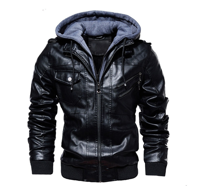 Куртка с натуральной кожи молодежная Сity Style (K14N-6) 54 Чорная от ...