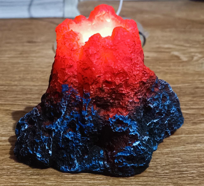 Вулкан Для Аквариума С Подсветкой