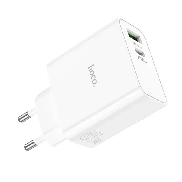 Сітковий зарядний пристрій USB Hoco C113A PD65W+QC3.0 - зображення 2