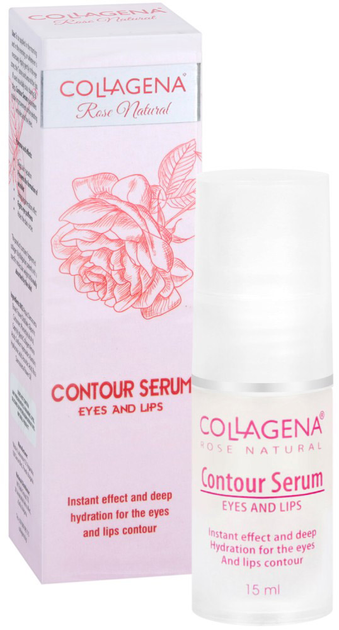 Сироватка для очей і губ Collagena Rose Natural Contour Serum 15 мл (3800035000894) - зображення 1