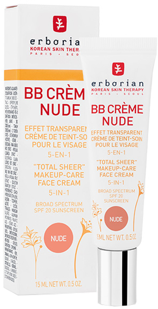 BB Krem Erborian Nude tonizujący 5 w 1 15 ml (8809255780369) - obraz 1