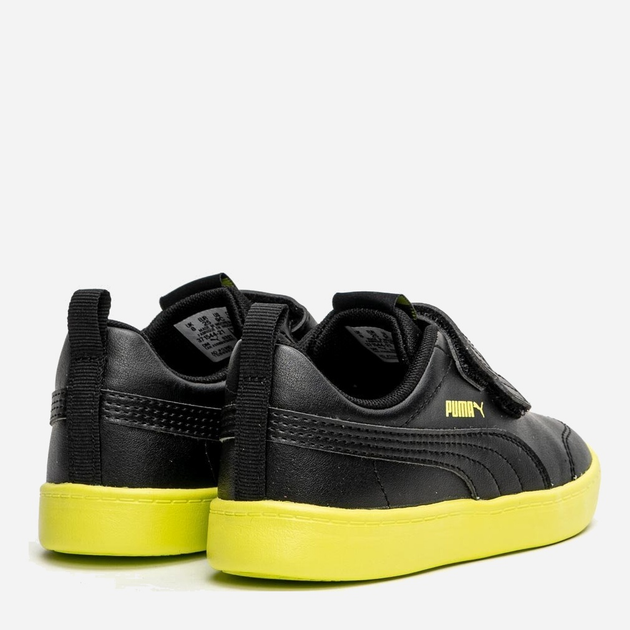 Дитячі кросівки для хлопчика Puma Courtflex v2 V Inf 37154421 22 Чорні (4063699596830) - зображення 4