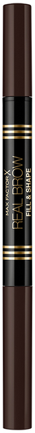 Kredka do brwi Max Factor Real Brow Fill & Shape 04 Deep Brown 18 g (3614229448054) - obraz 1