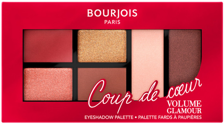 Палетка тіней для очей Bourjois Volume Glamour 001 Coup de coeur 8.4 г (3616302467389) - зображення 1