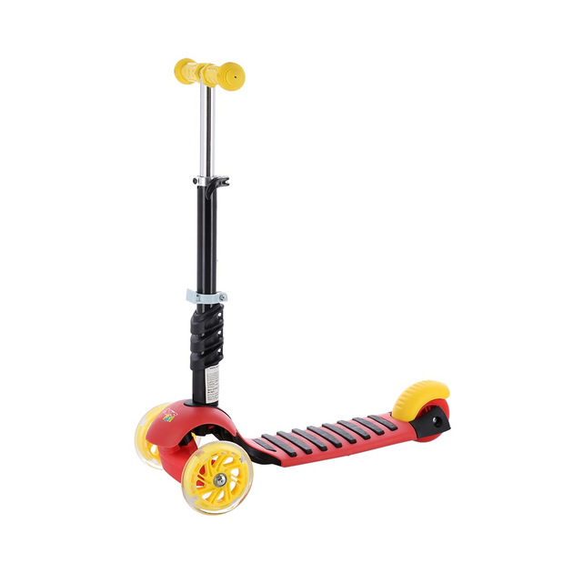 Hulajnoga dziecieca Nils Extreme Fun HLB07 4 w 1 Black-Yellow-Red (16-51-053) - obraz 2