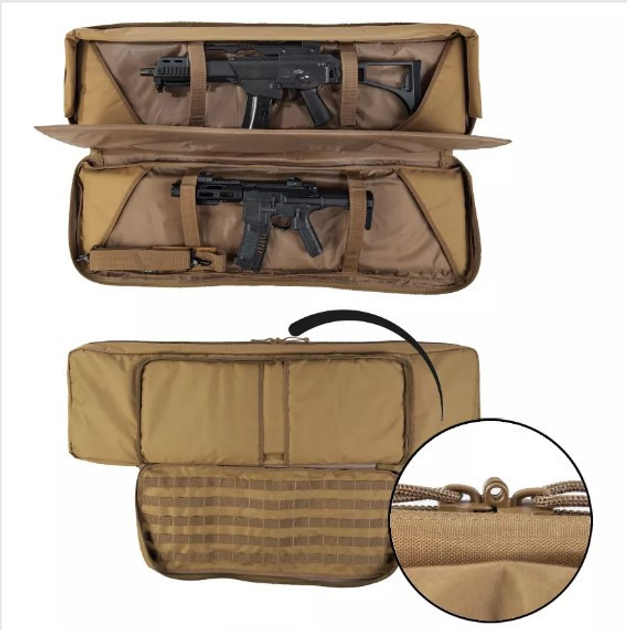 Сумка для зброї ТРАНСПОРТУВАЛЬНА MIL-TEC RIFLE CASE DOUBLE Coyote 16193405 - зображення 2