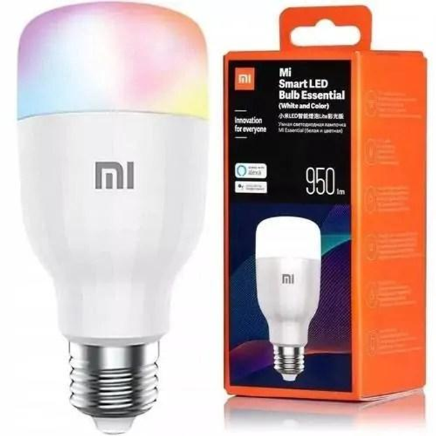 Умная лампа Mi Smart LED Bulb E27 Wi-Fi Colorful (MJDPL01YL, GPX4021GL ...