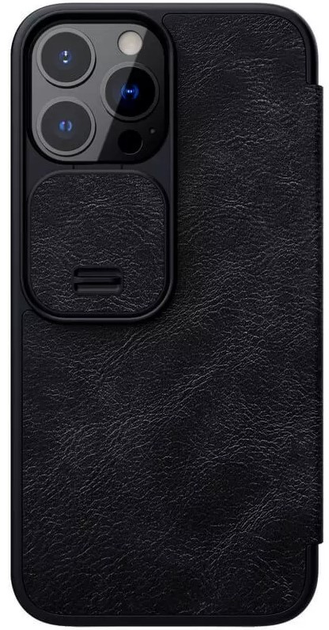 Etui Nillkin Qin Pro Leather Apple iPhone 13 Pro Max Czarne (NN-QPL-IP13PM/BK) - obraz 1
