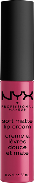 Szminka w płynie NYX Professional Makeup Soft Matte Lip Cream 18 Praga (800897829964) - obraz 1