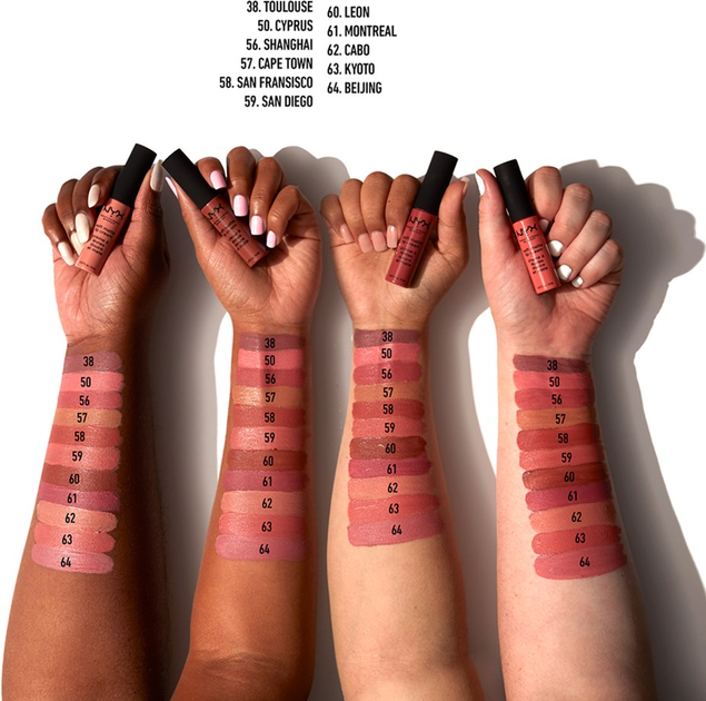 Szminka w płynie NYX Professional Makeup Soft Matte Lip Cream 38 Toulouse (800897078157) - obraz 5