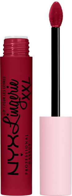 Szminka w płynie z aplikatorem NYX Professional Makeup Lip Lingerie XXL 22 Sizzlin 4 ml (800897004132) - obraz 2